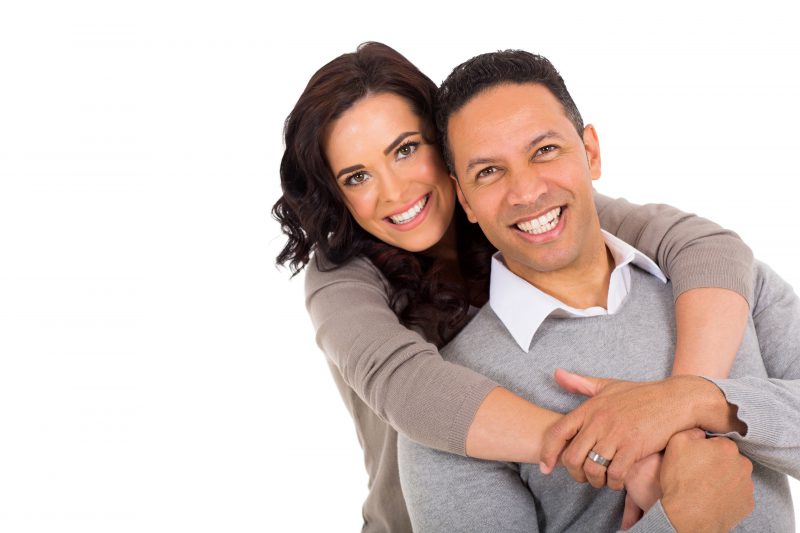 Smiling couple